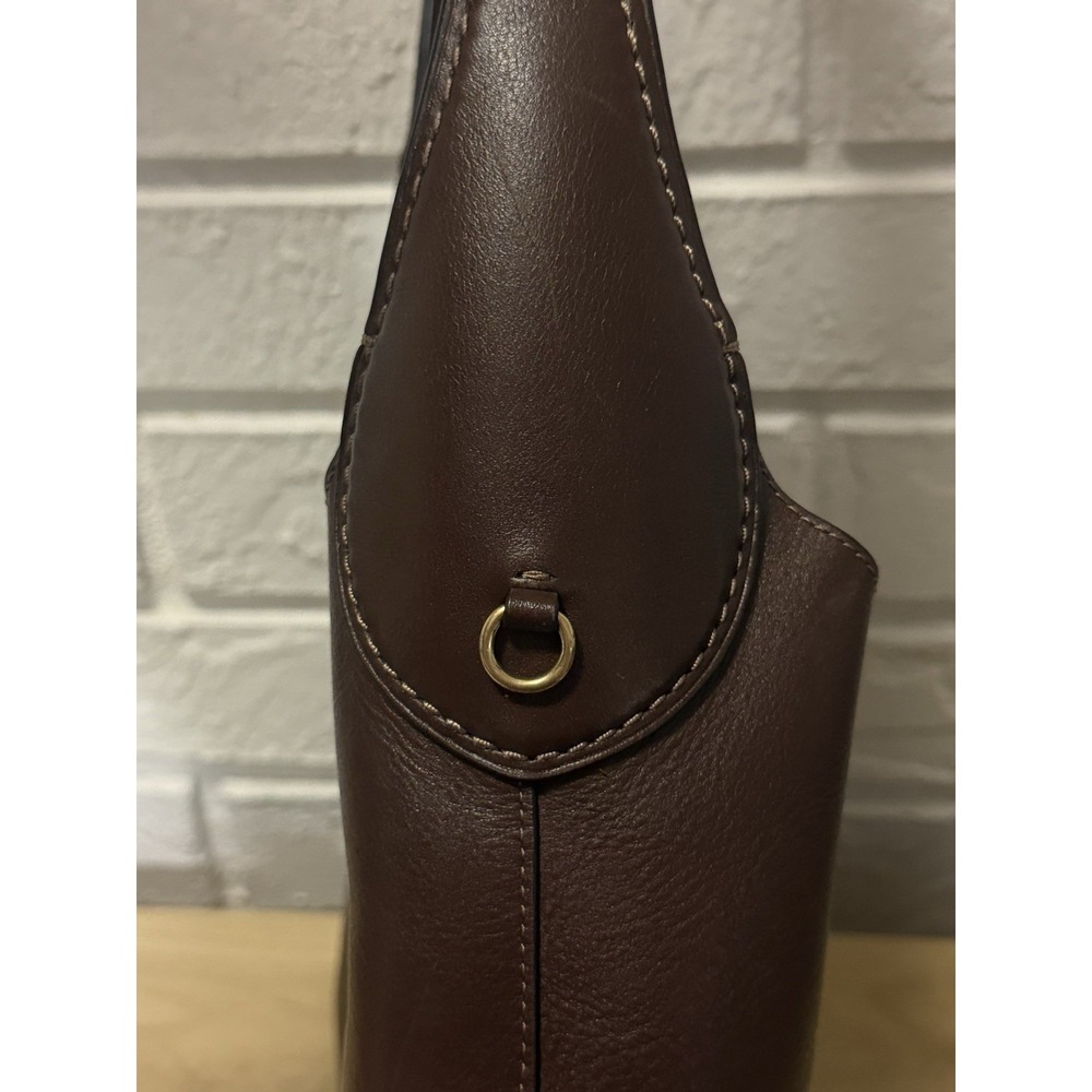 Coach Brooklyn 28 Maple 100% Cowhide Leather Purse With Dust bag - Picture 5 of 11